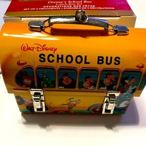 Disney keep sake school bus lunch box set